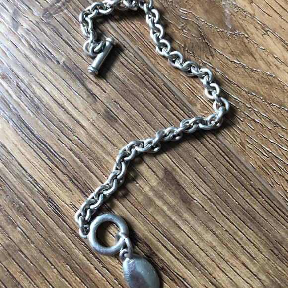 Vintage Sterling Silver Toggle Bracelet - Picture 8 of 13